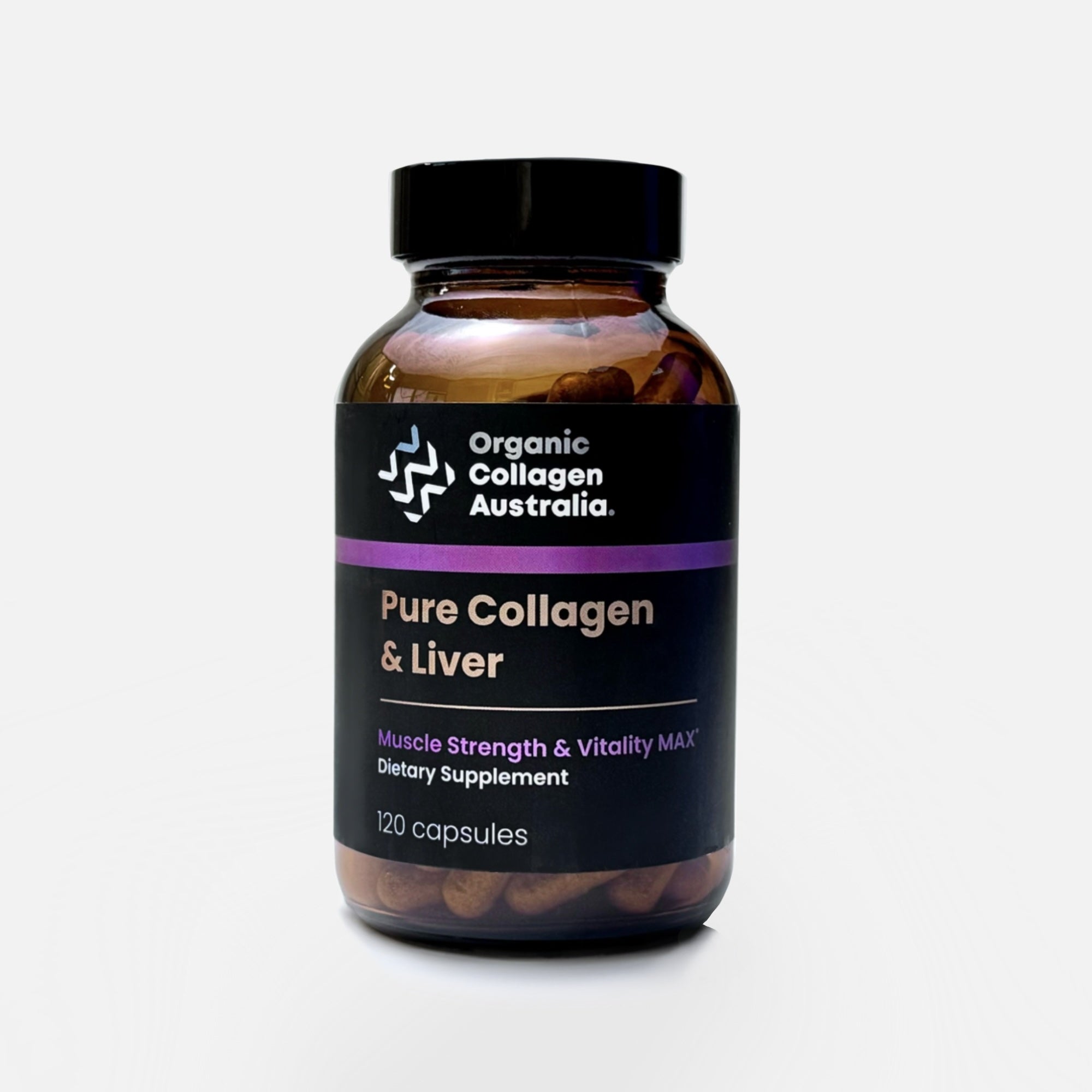 Pure Collagen with Liver (120 Capsules)