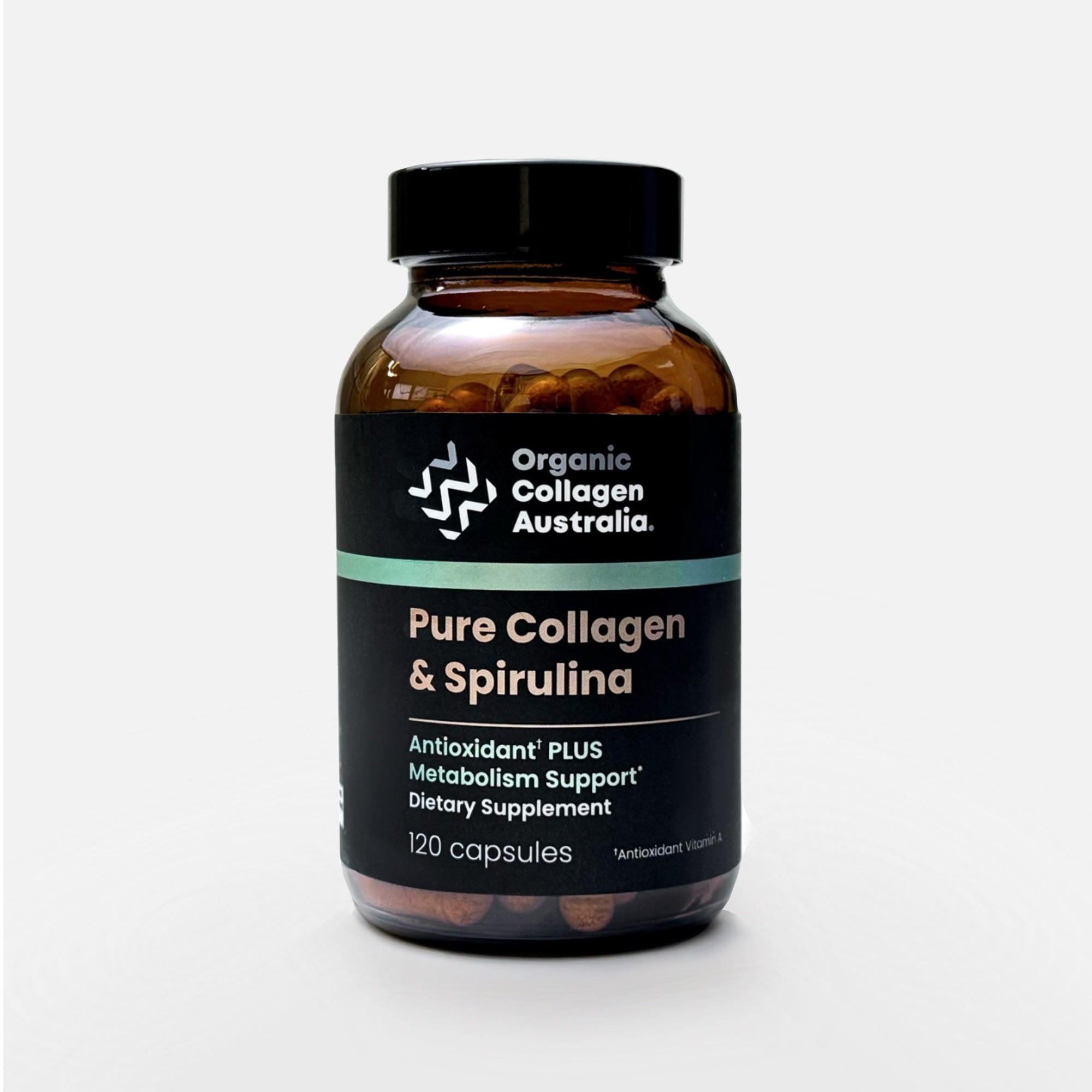Pure Collagen with Spirulina (120 Capsules)